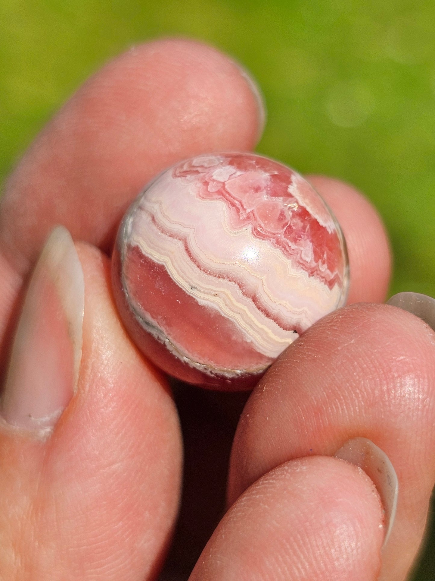 Petite sphère de Rhodochrosite RH12