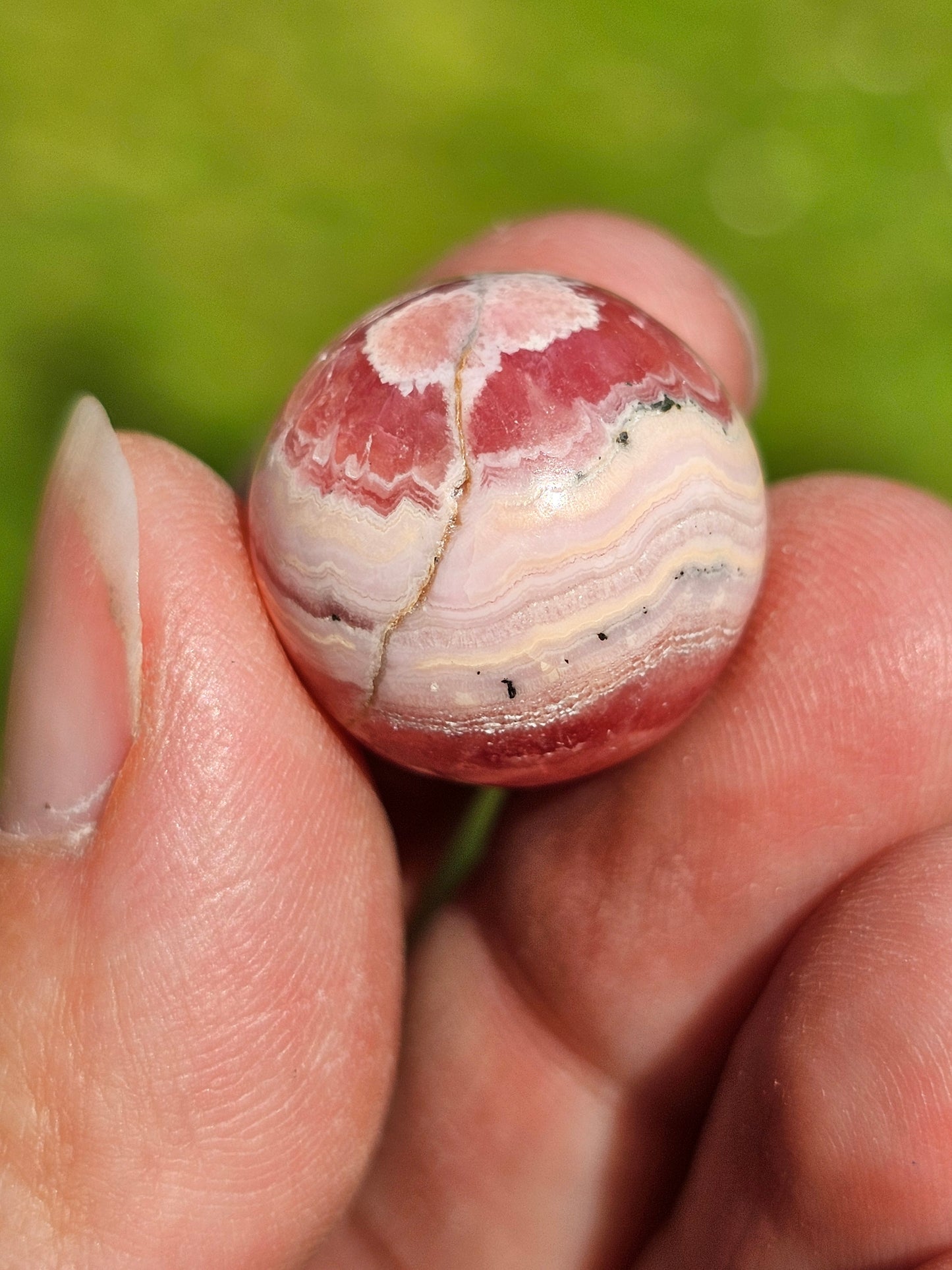 Petite sphère de Rhodochrosite RH12