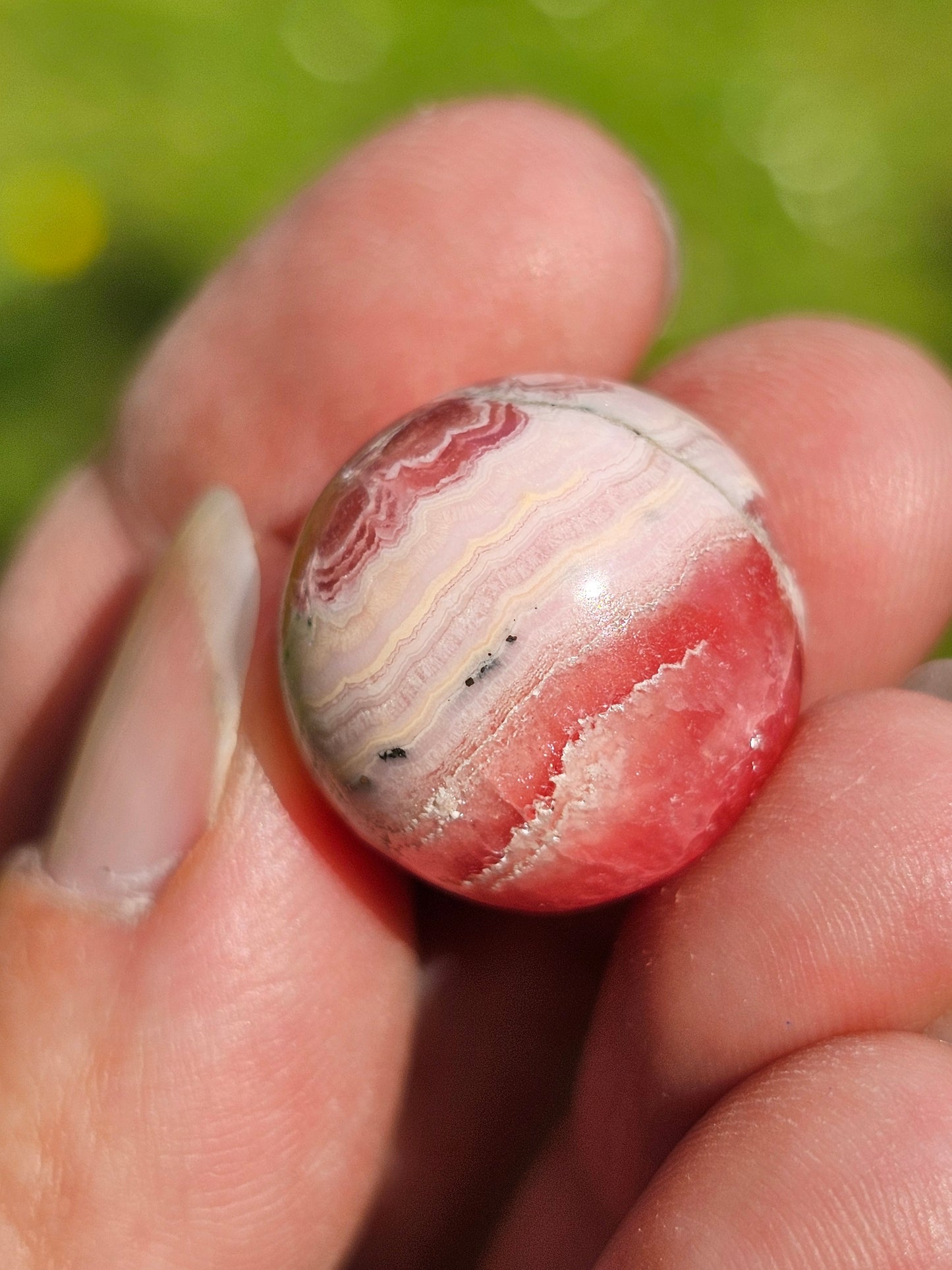 Petite sphère de Rhodochrosite RH12