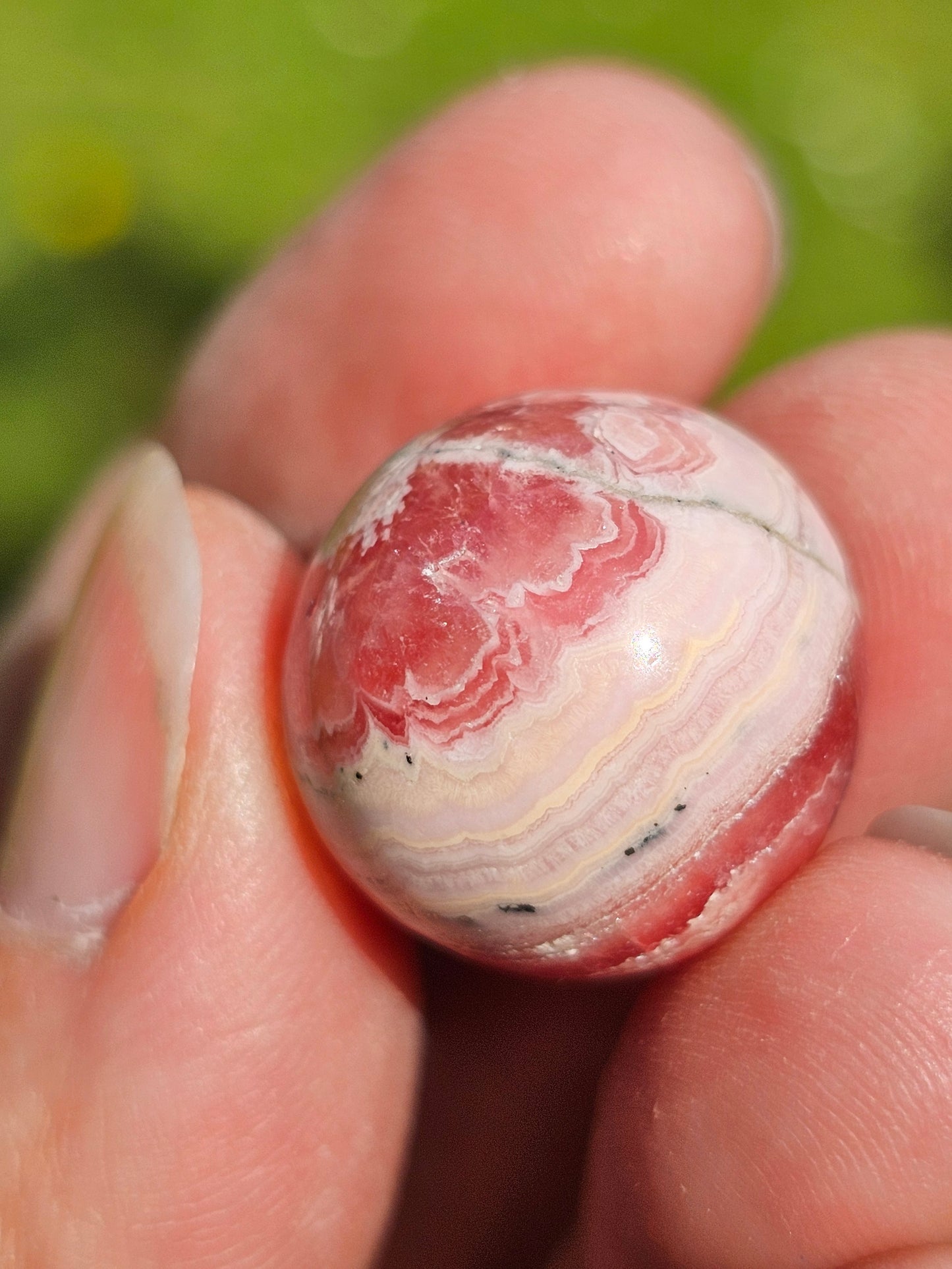 Petite sphère de Rhodochrosite RH12