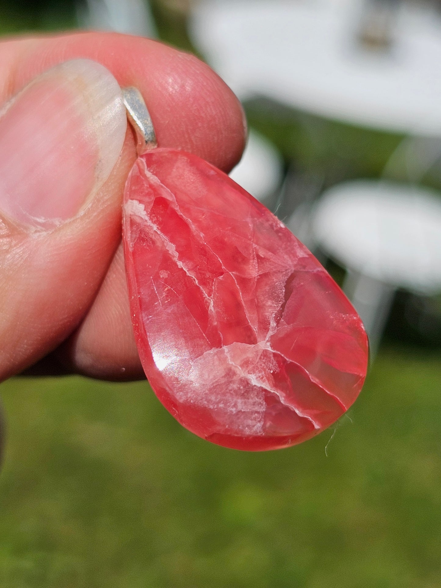 Superbe pendentif en Rhodochrosite n°15