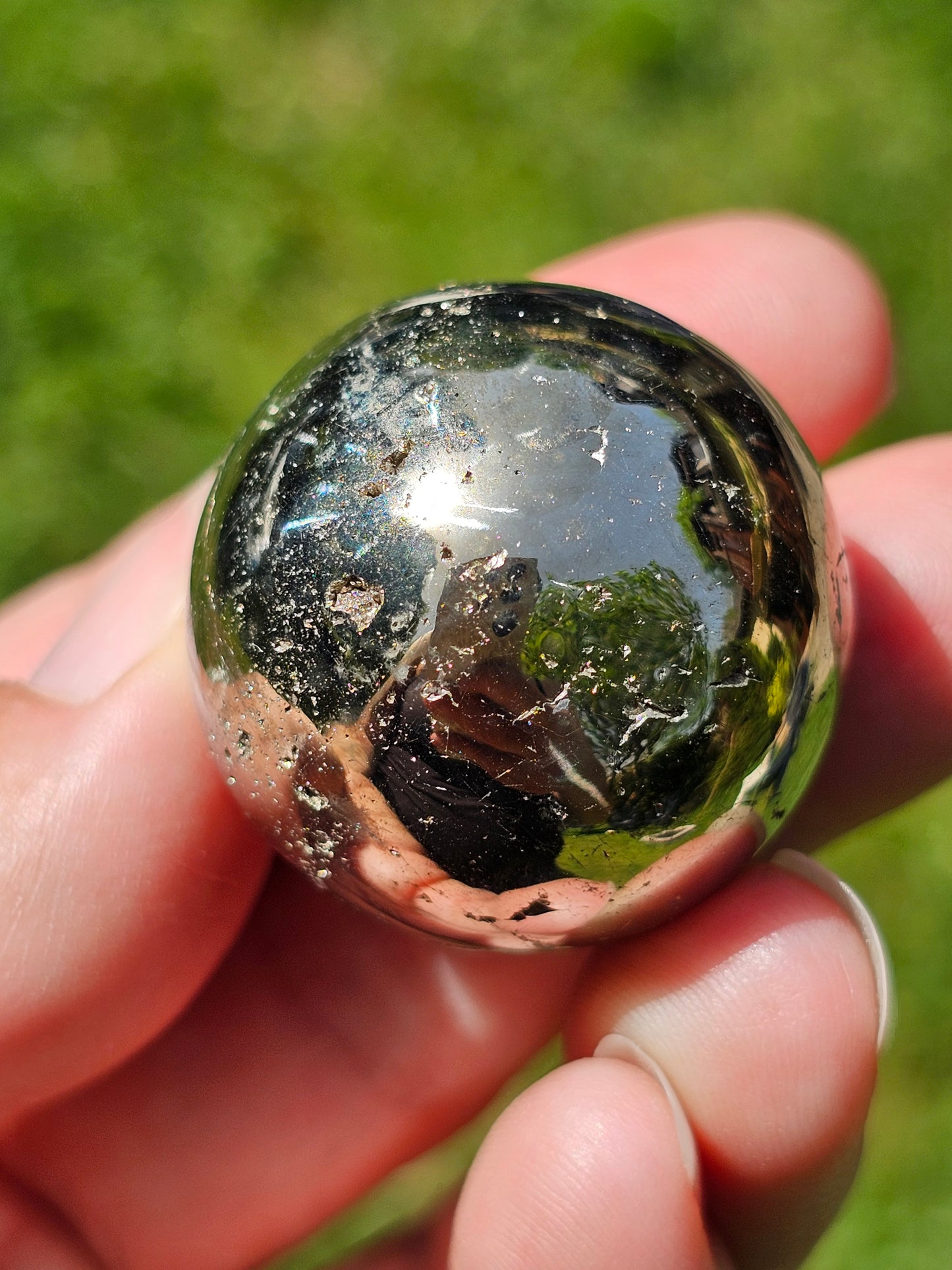 Sphère Pyrite du Pérou n°2