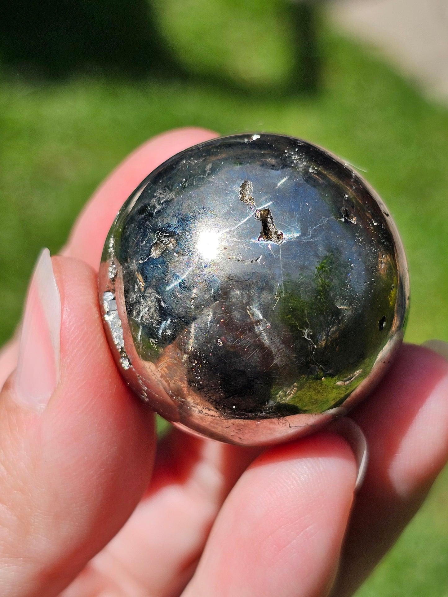Sphère Pyrite du Pérou n°4