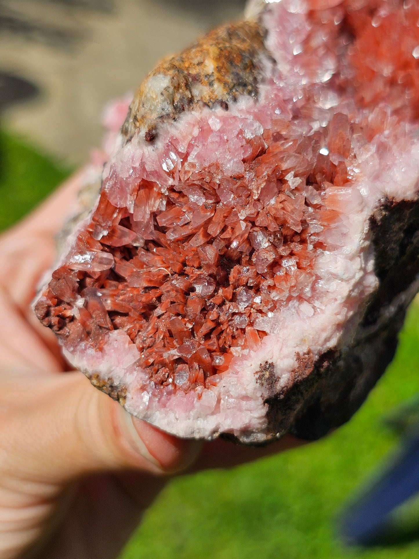 Superbe Cobaltocalcite cristallisée du Maroc