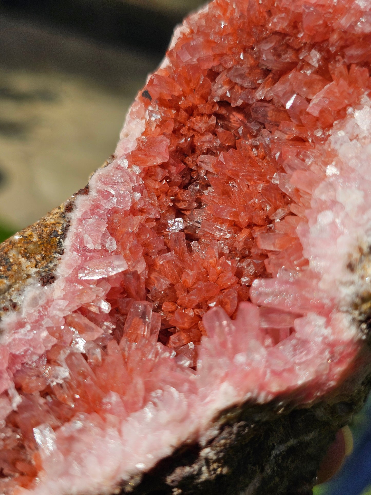 Superbe Cobaltocalcite cristallisée du Maroc