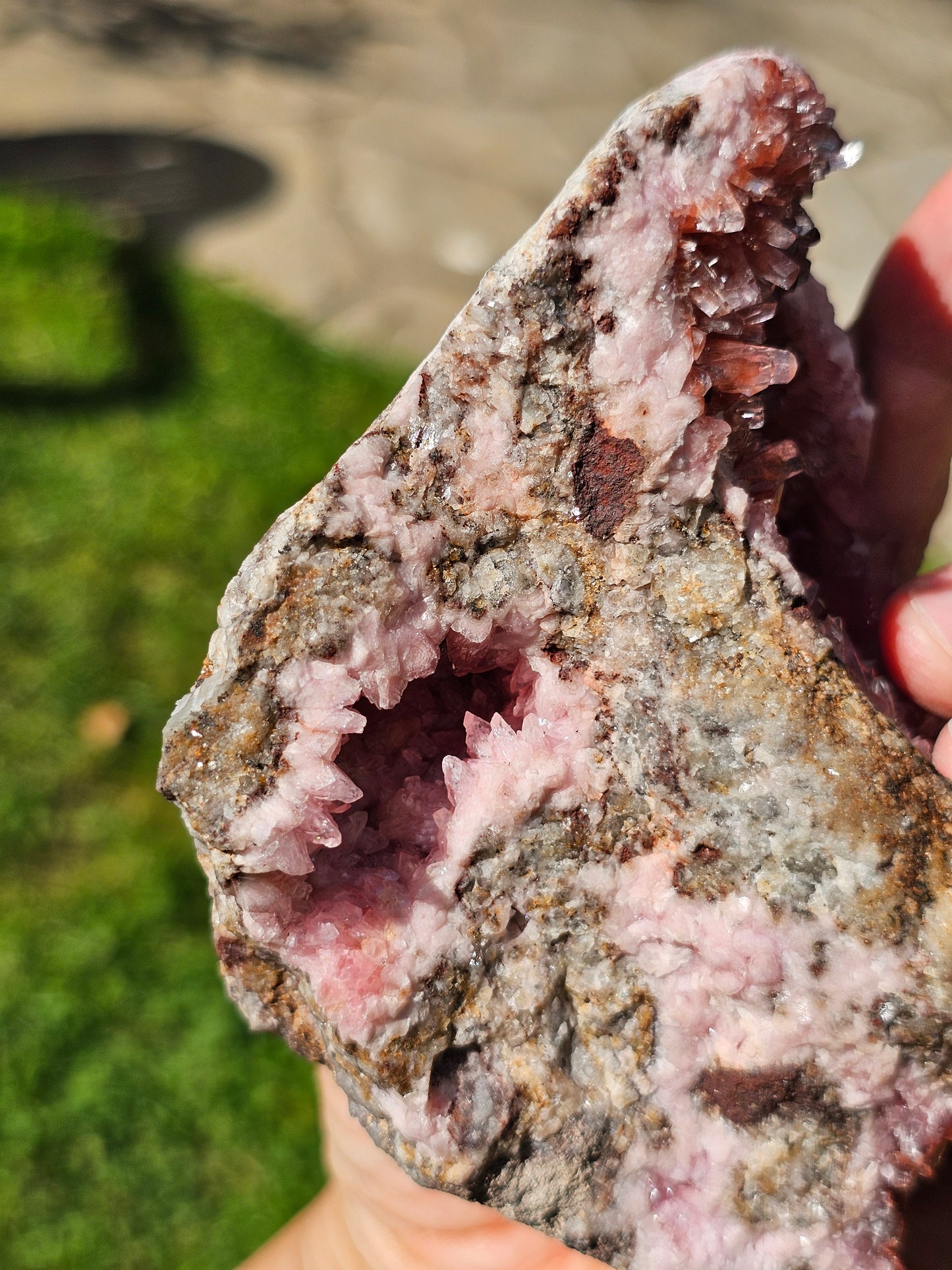 Superbe Cobaltocalcite cristallisée du Maroc