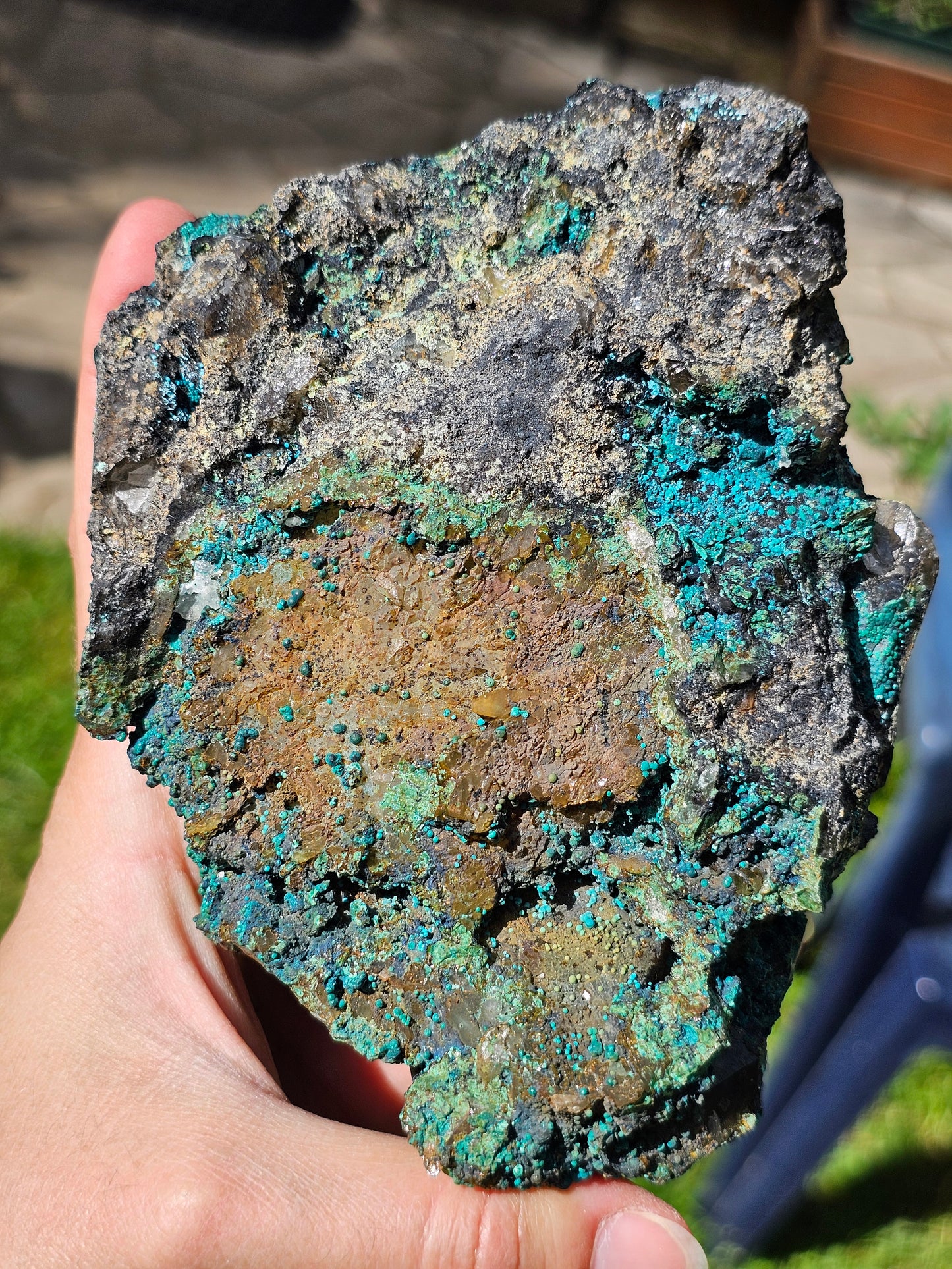 Superbe Chrysocolle du Pérou