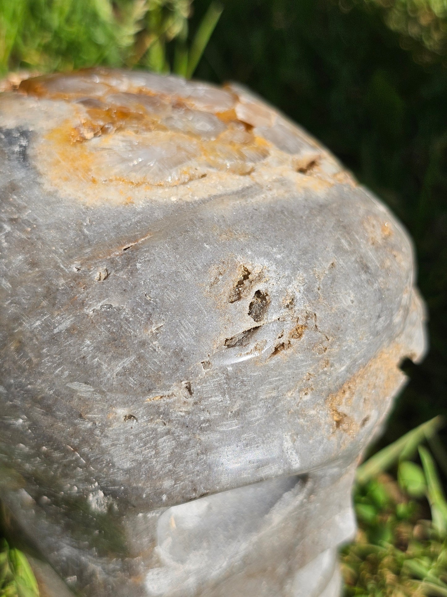 Magnifique Crâne de Quartz du Pérou A