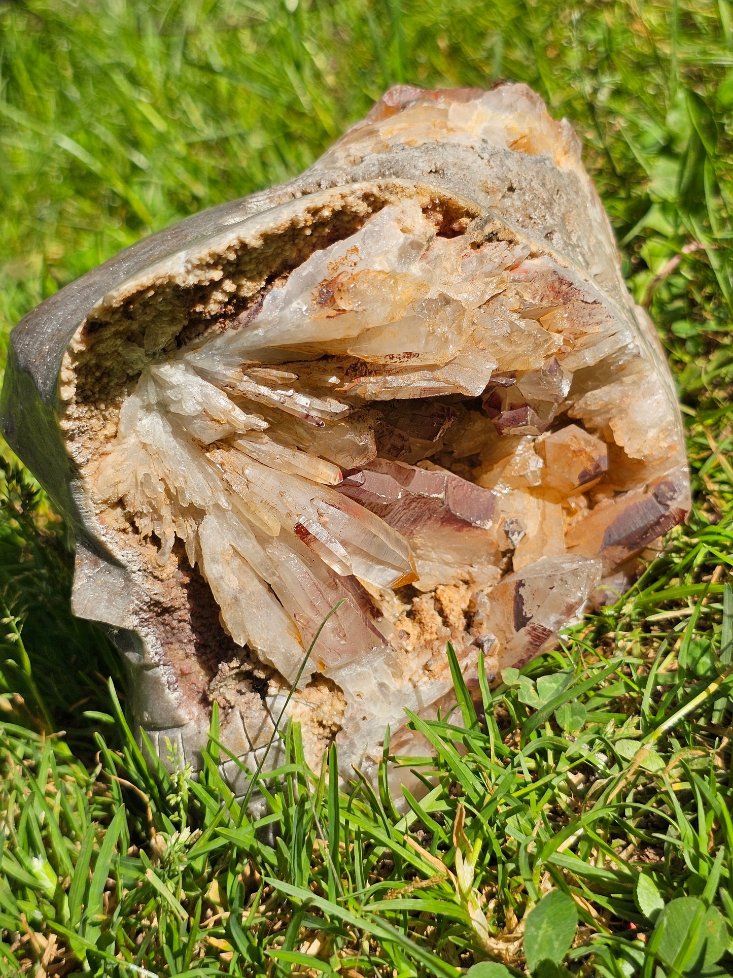 Crâne de Quartz d'exception du Pérou B