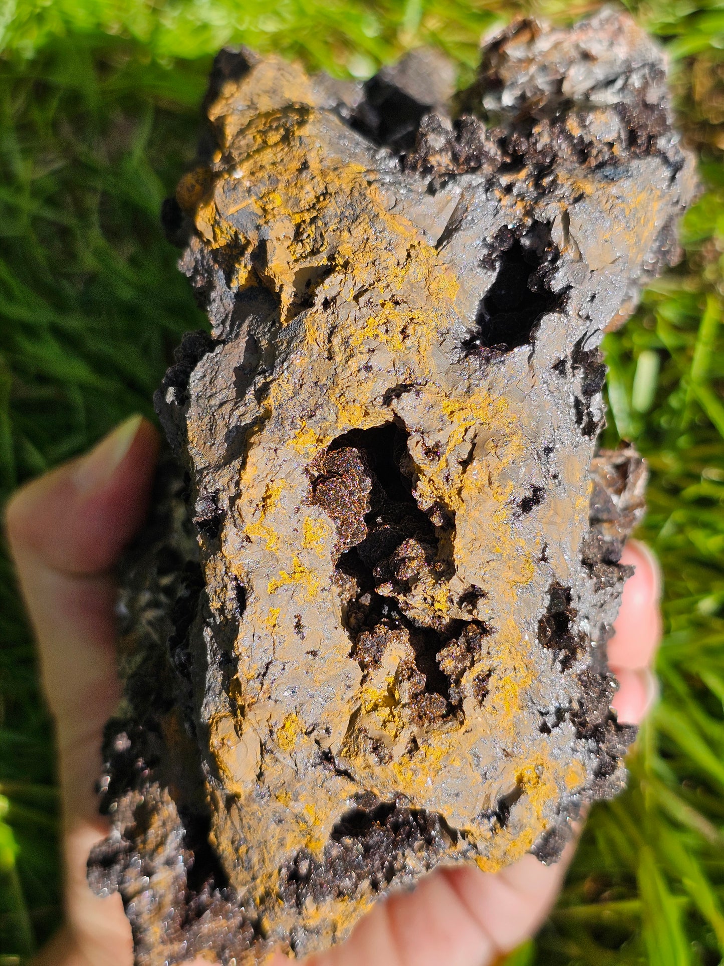 Grosse Goethite du Maroc avec Baryte