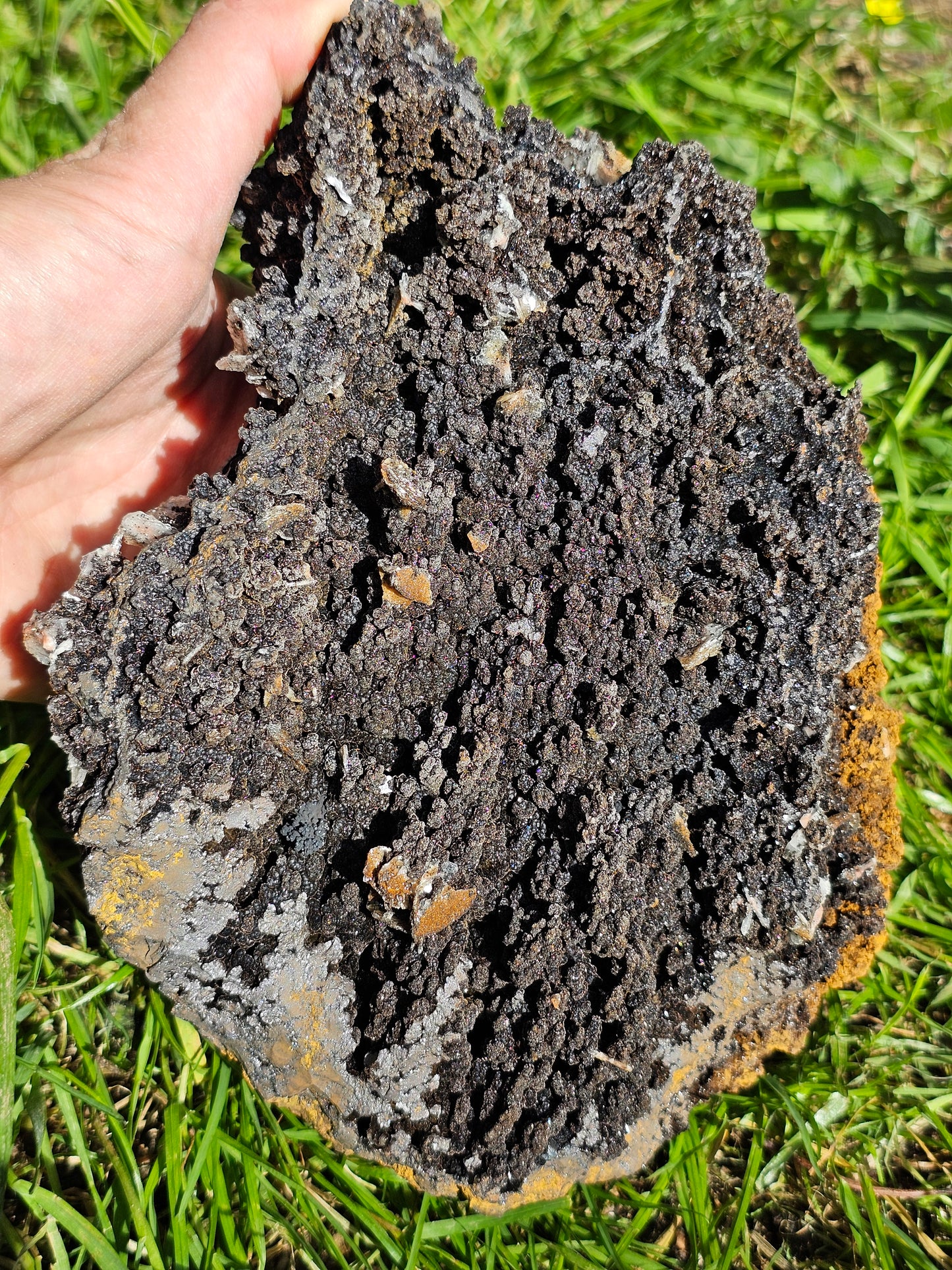 Grosse Goethite du Maroc avec Baryte