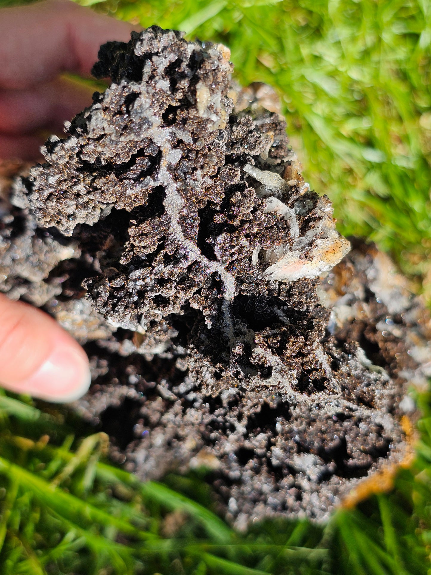 Grosse Goethite du Maroc avec Baryte
