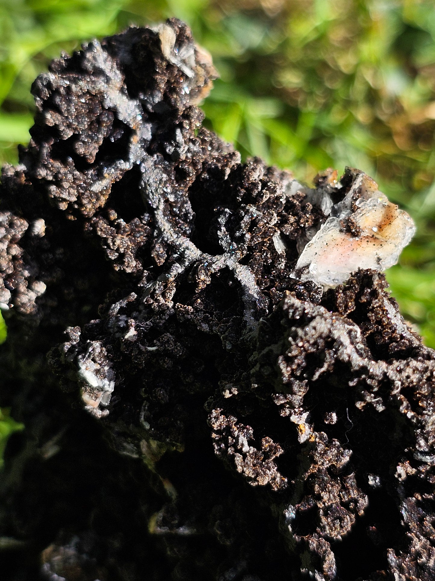 Grosse Goethite du Maroc avec Baryte
