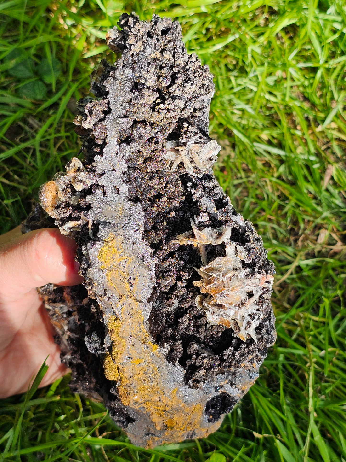 Grosse Goethite du Maroc avec Baryte
