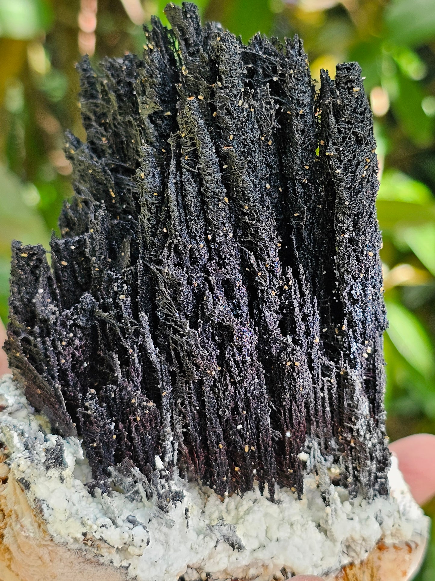 Incroyable Goethite du Maroc avec Baryte, Aragonite et Vanadinite