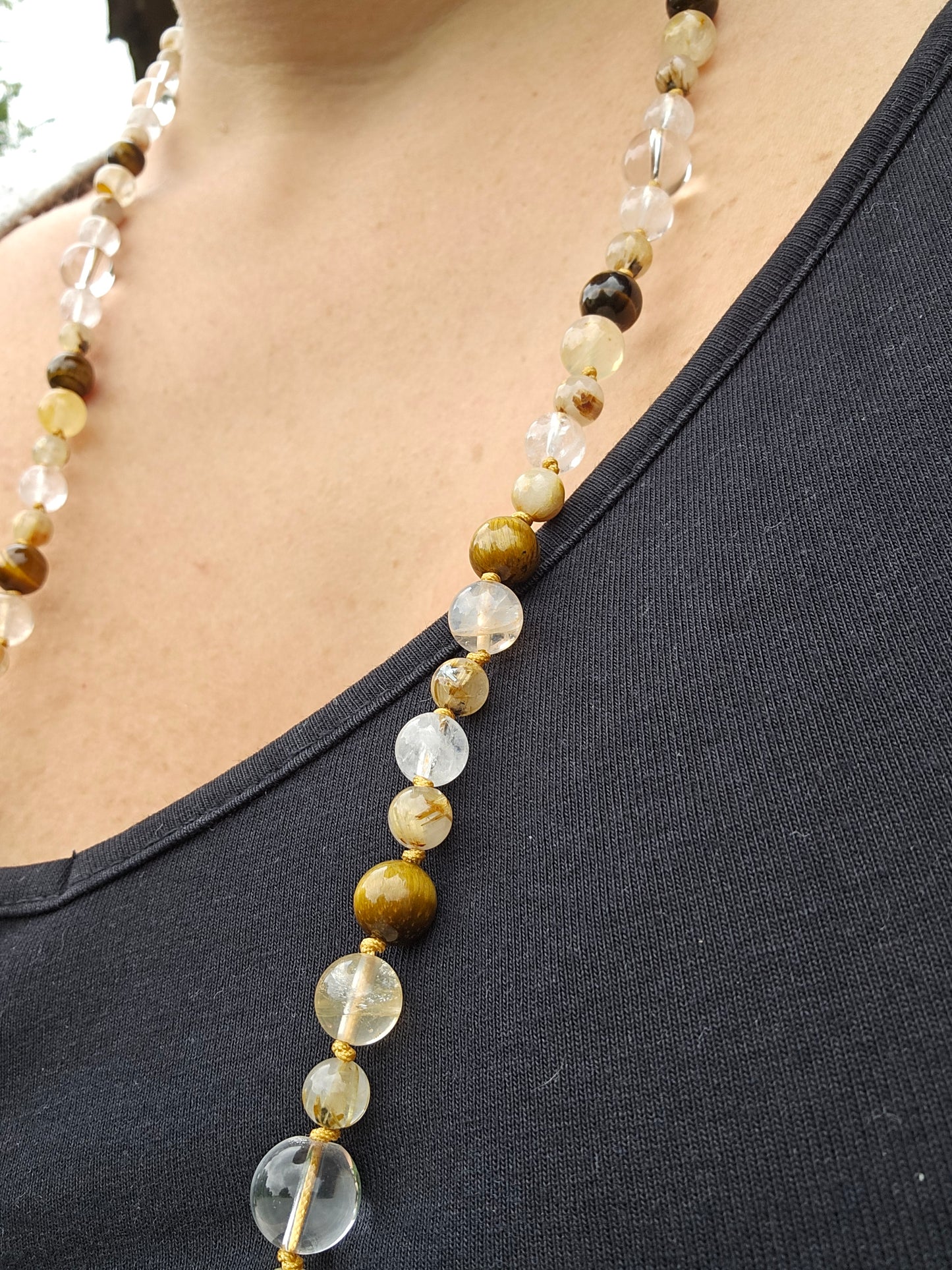 Collier Mala "Powerful" (pendentif à choisir)