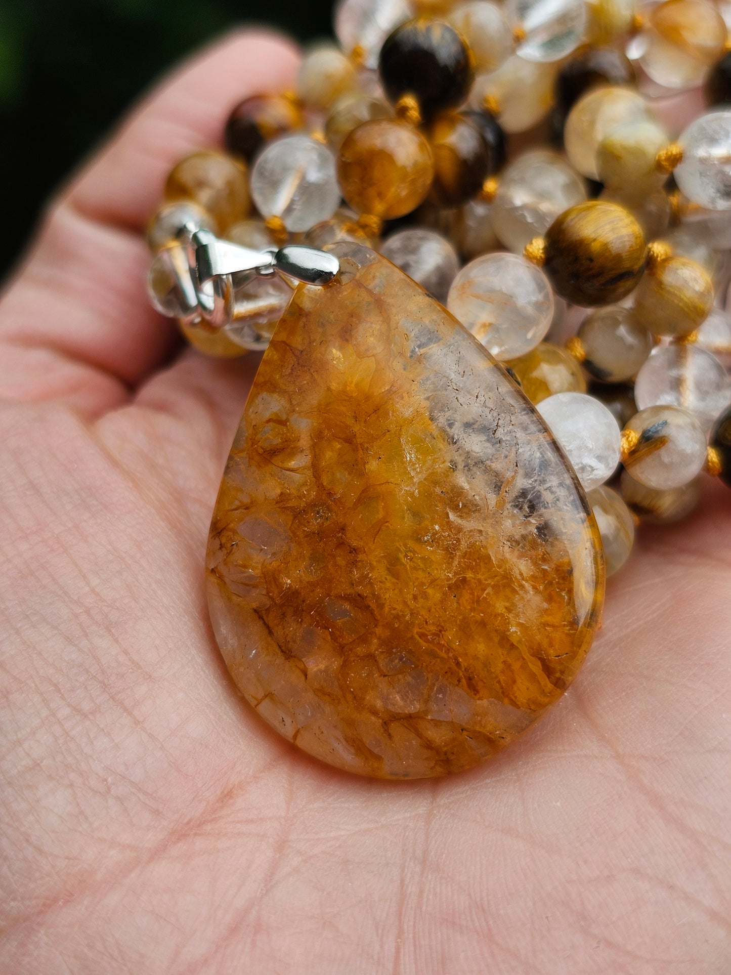 Collier Mala "Powerful" (pendentif à choisir)