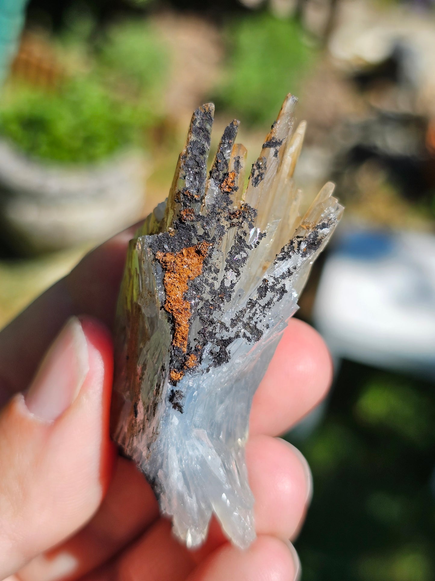 Baryte bleue du Maroc n°3