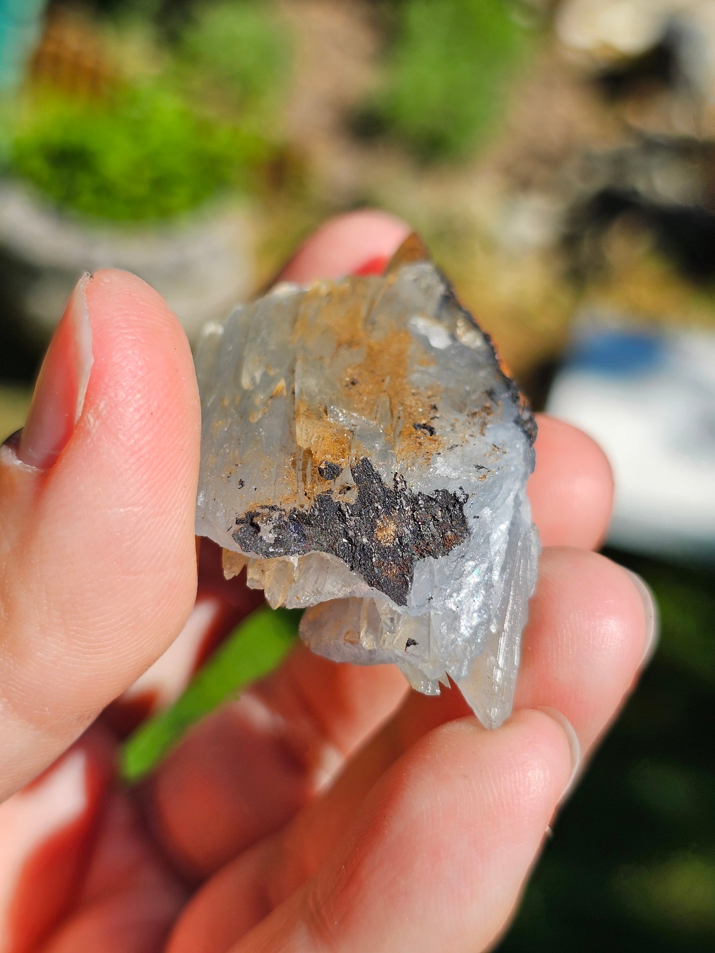 Baryte bleue du Maroc n°3