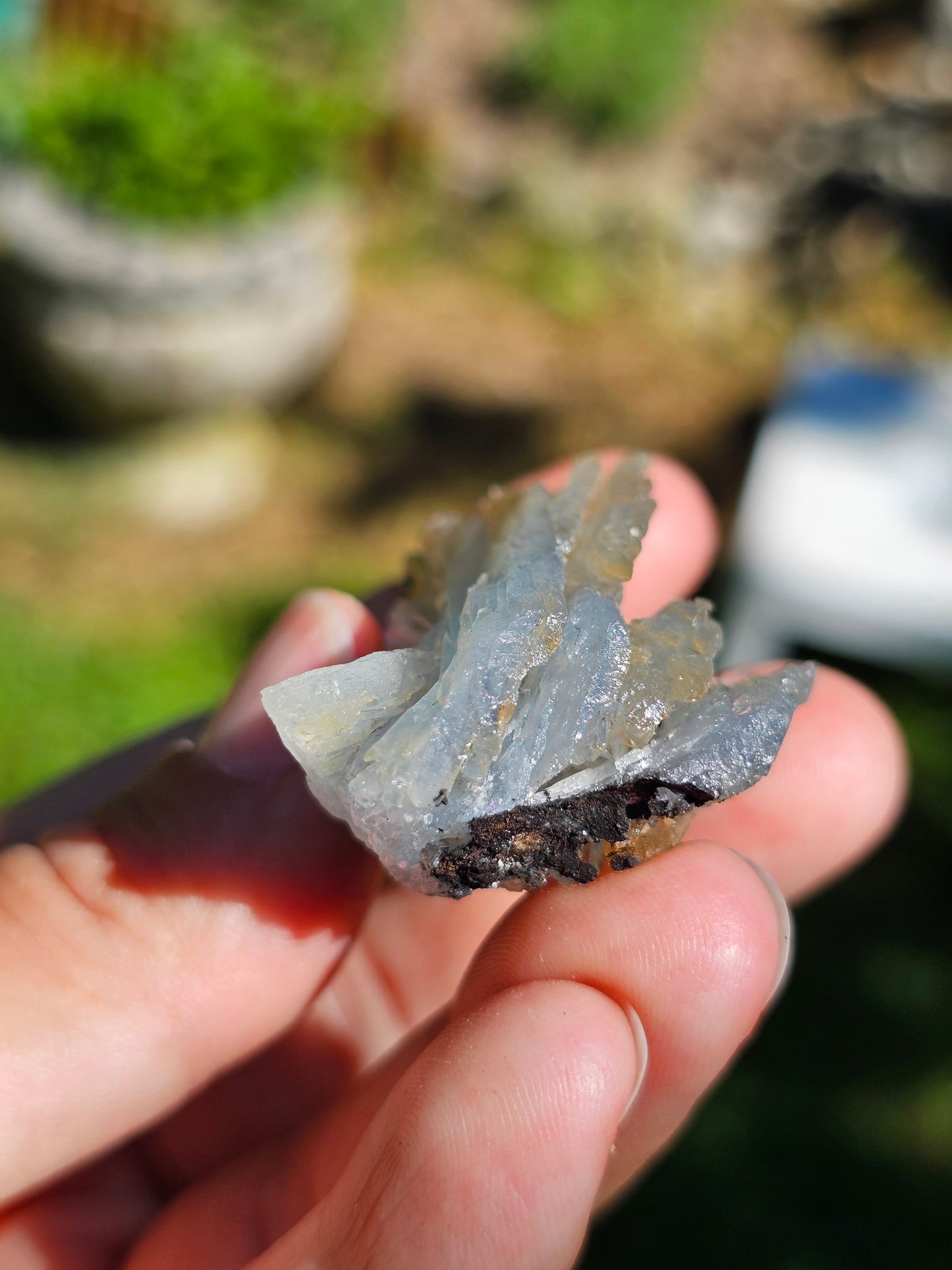 Baryte bleue du Maroc n°3