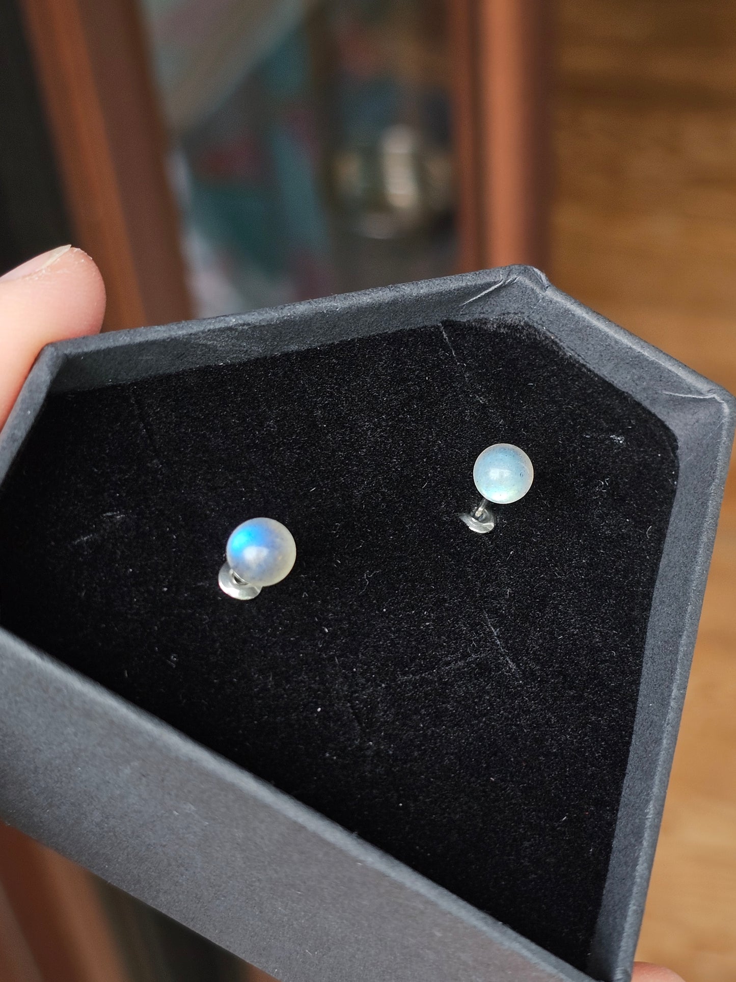 Boucles d'oreilles Labradorite