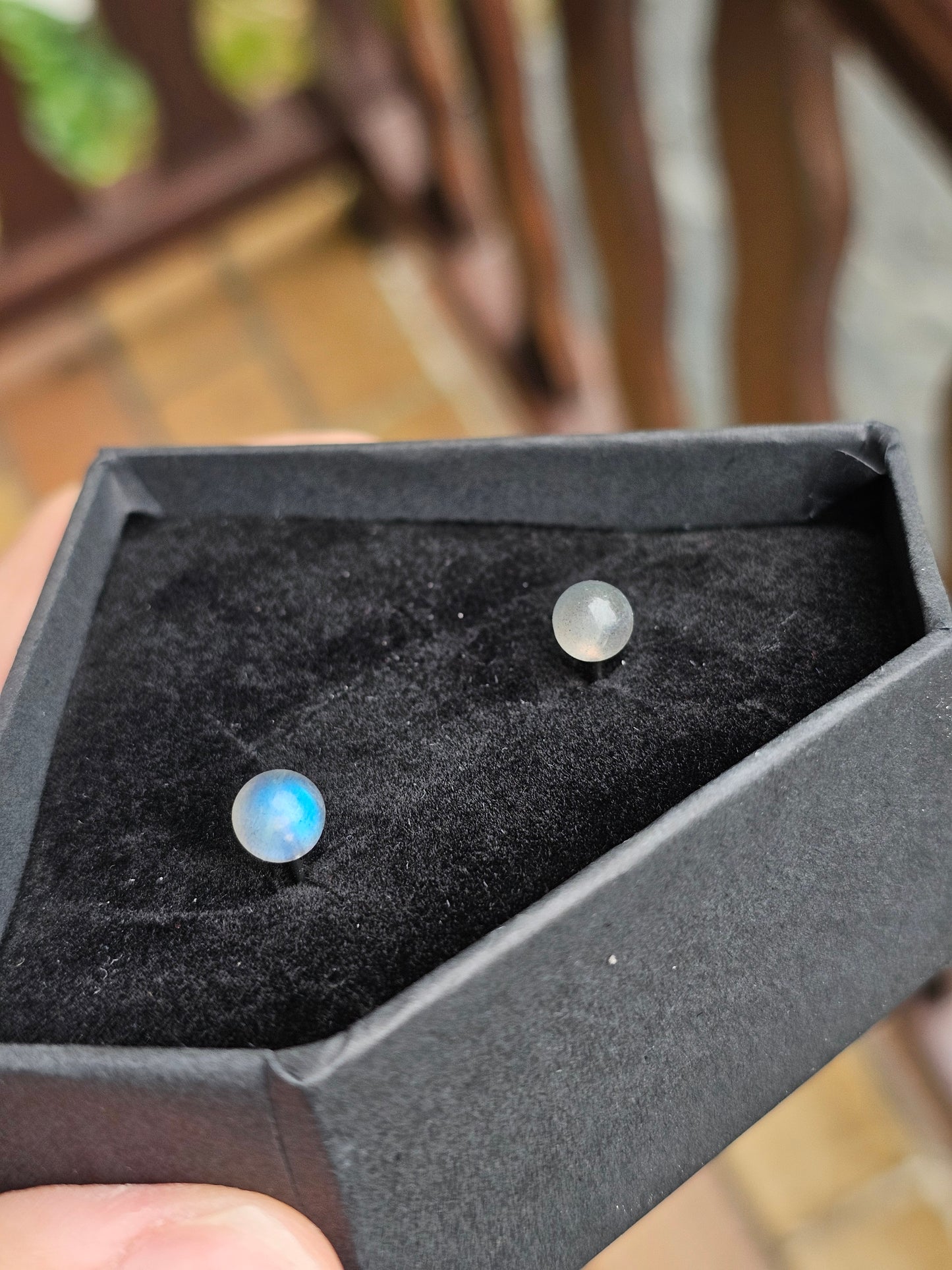 Boucles d'oreilles Labradorite