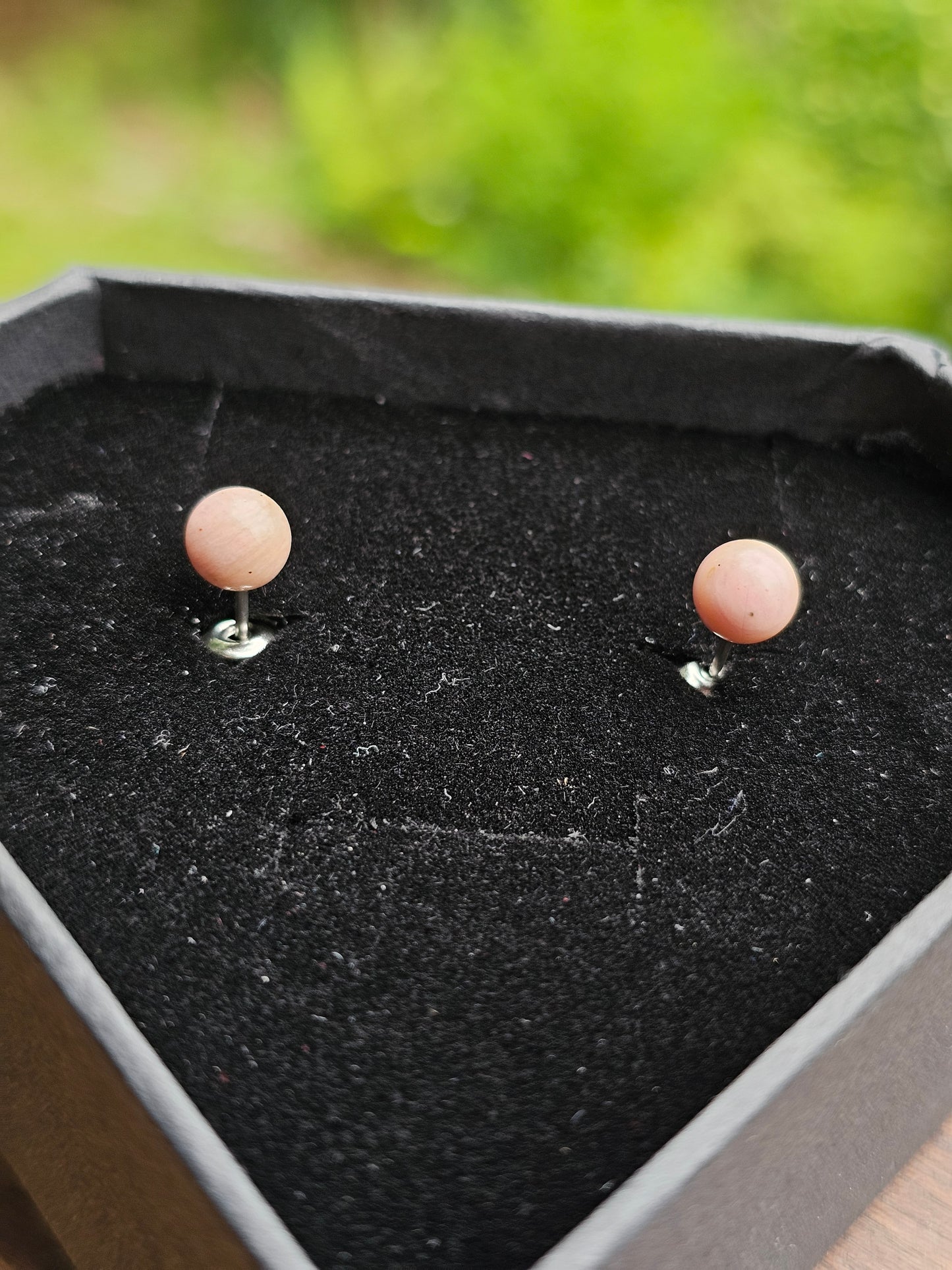 Boucles d'oreilles Rhodonite
