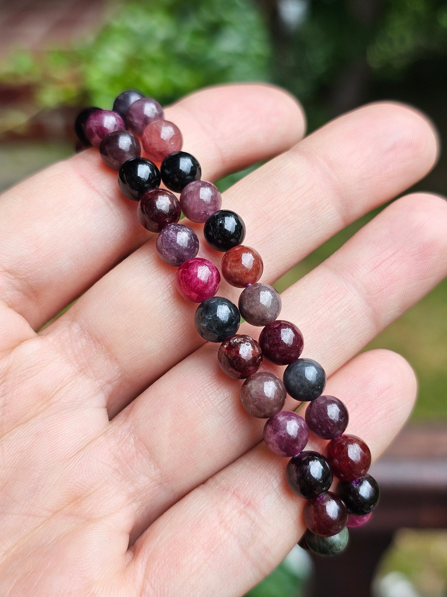 Bracelet Spinelle rouge