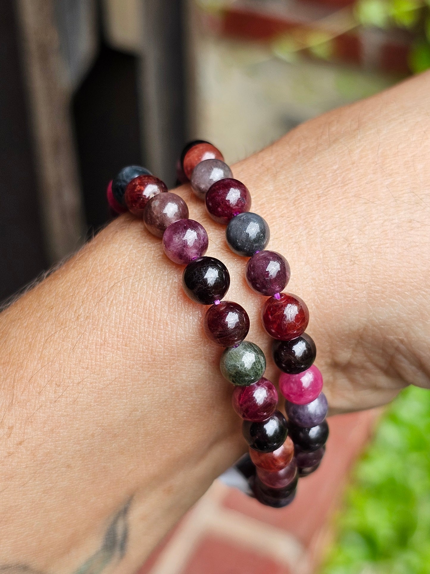 Bracelet Spinelle rouge