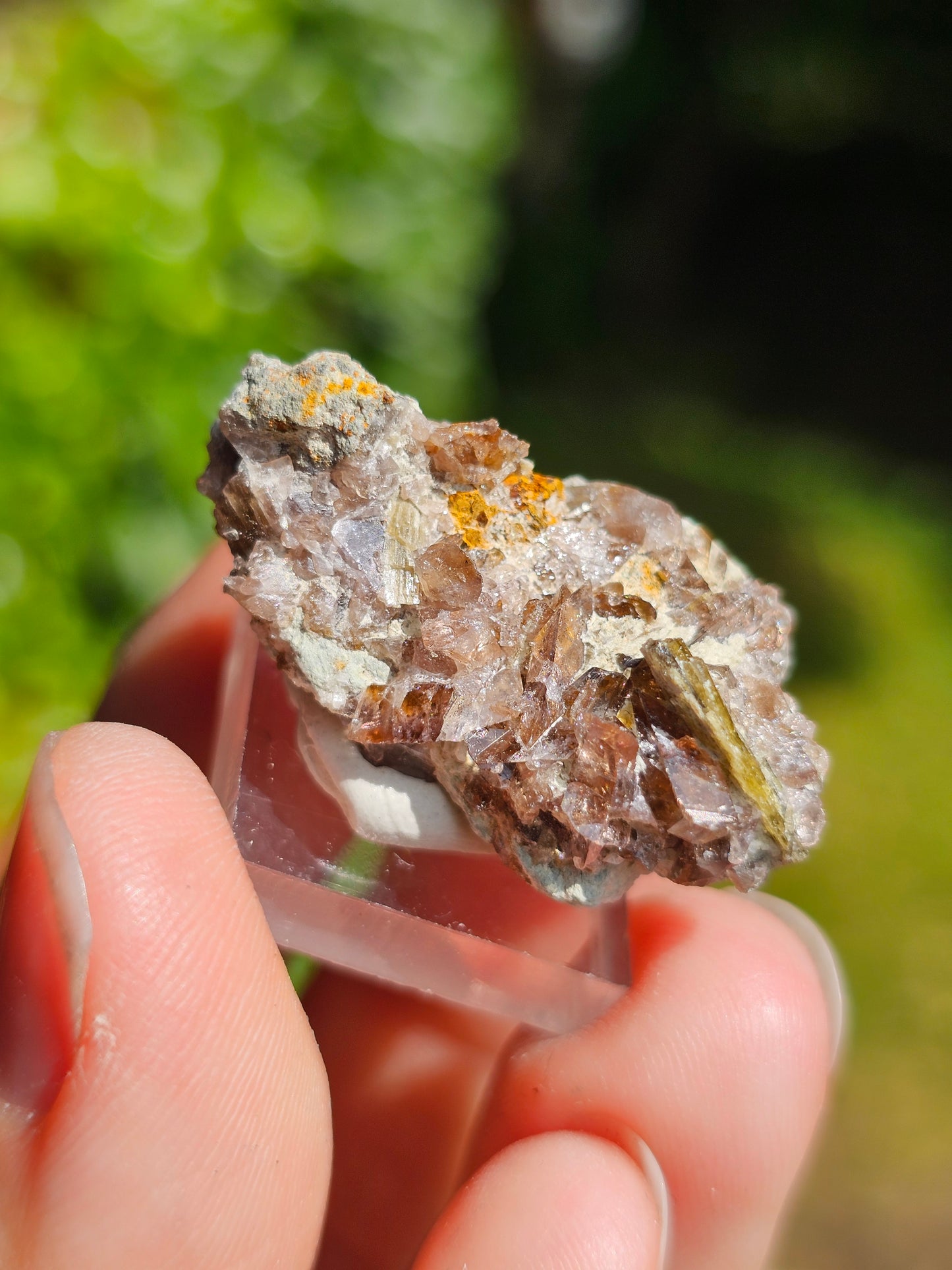 Axinite et Epidote du Pakistan n°1