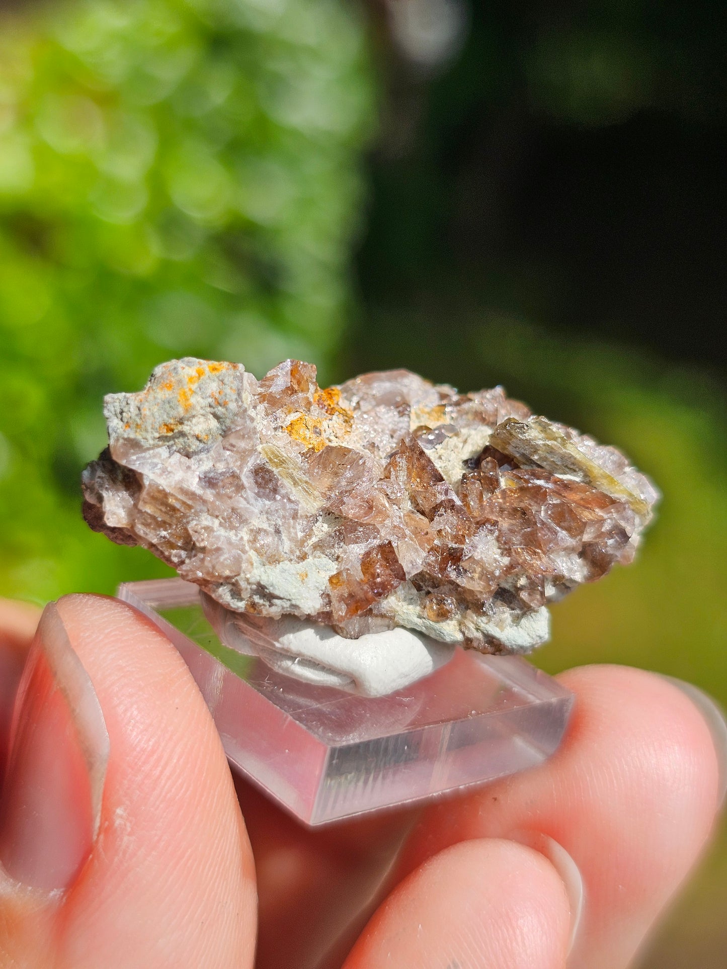 Axinite et Epidote du Pakistan n°1