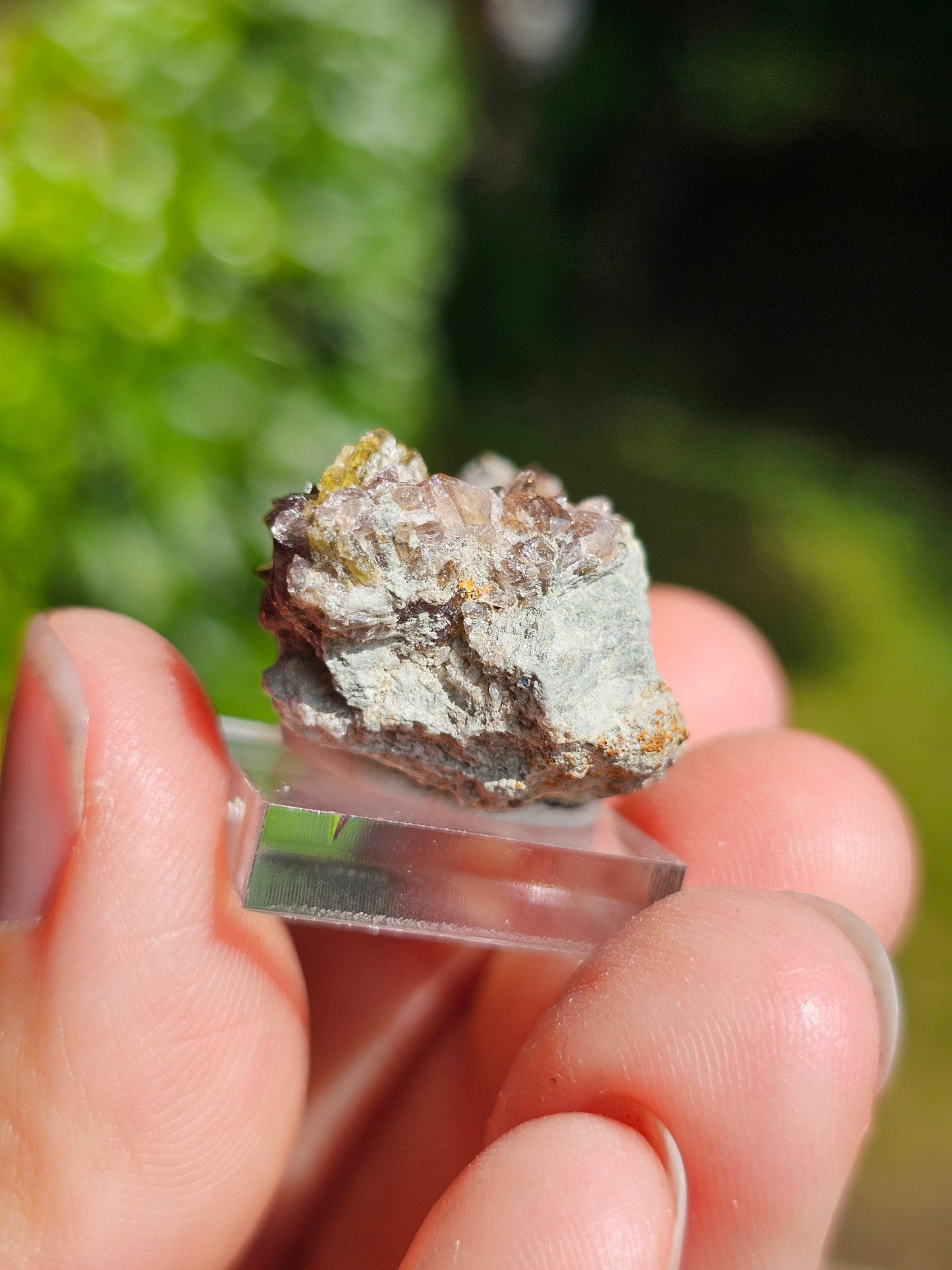 Axinite et Epidote du Pakistan n°1