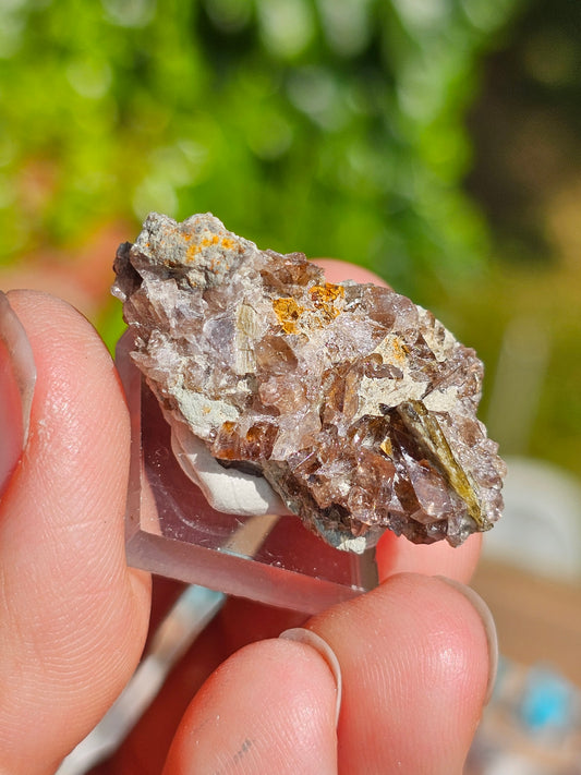 Axinite et Epidote du Pakistan n°1