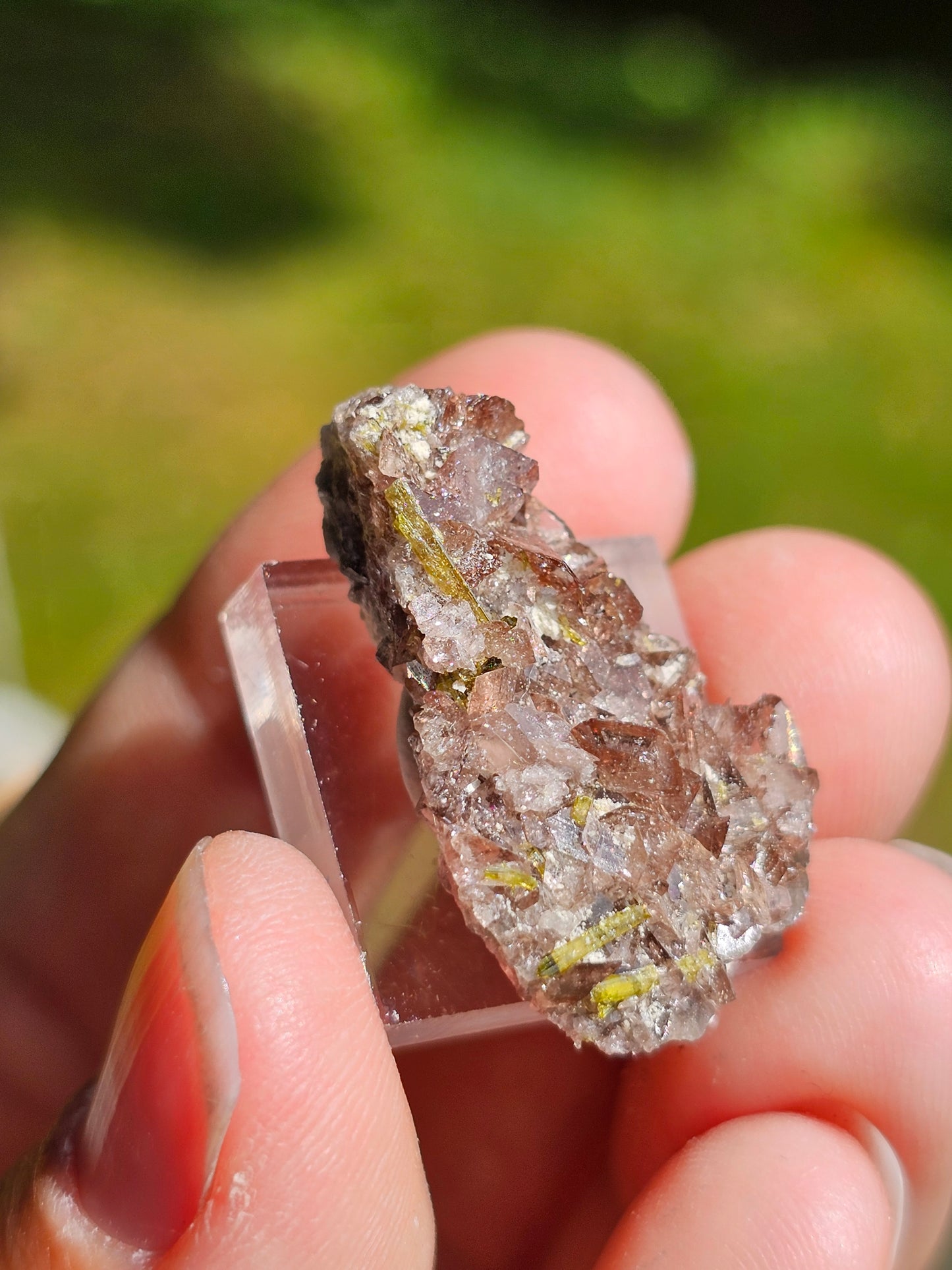 Axinite et Epidote du Pakistan n°2