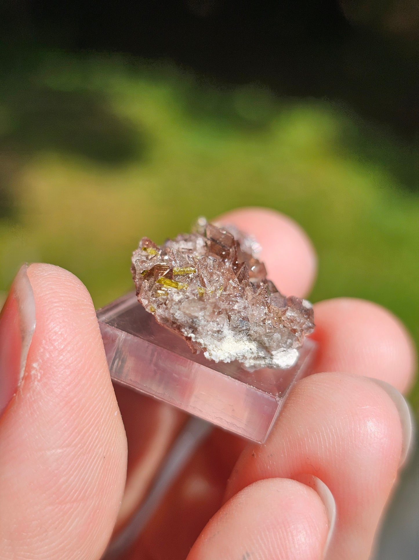 Axinite et Epidote du Pakistan n°2