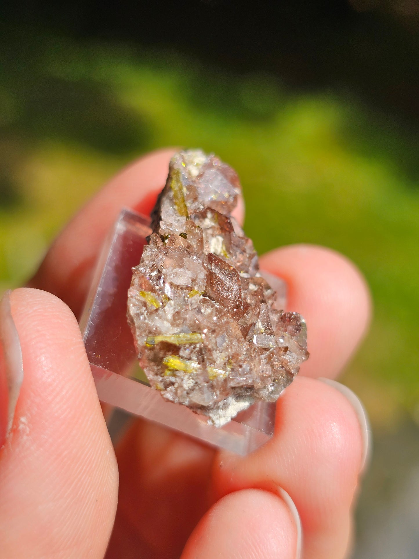 Axinite et Epidote du Pakistan n°2