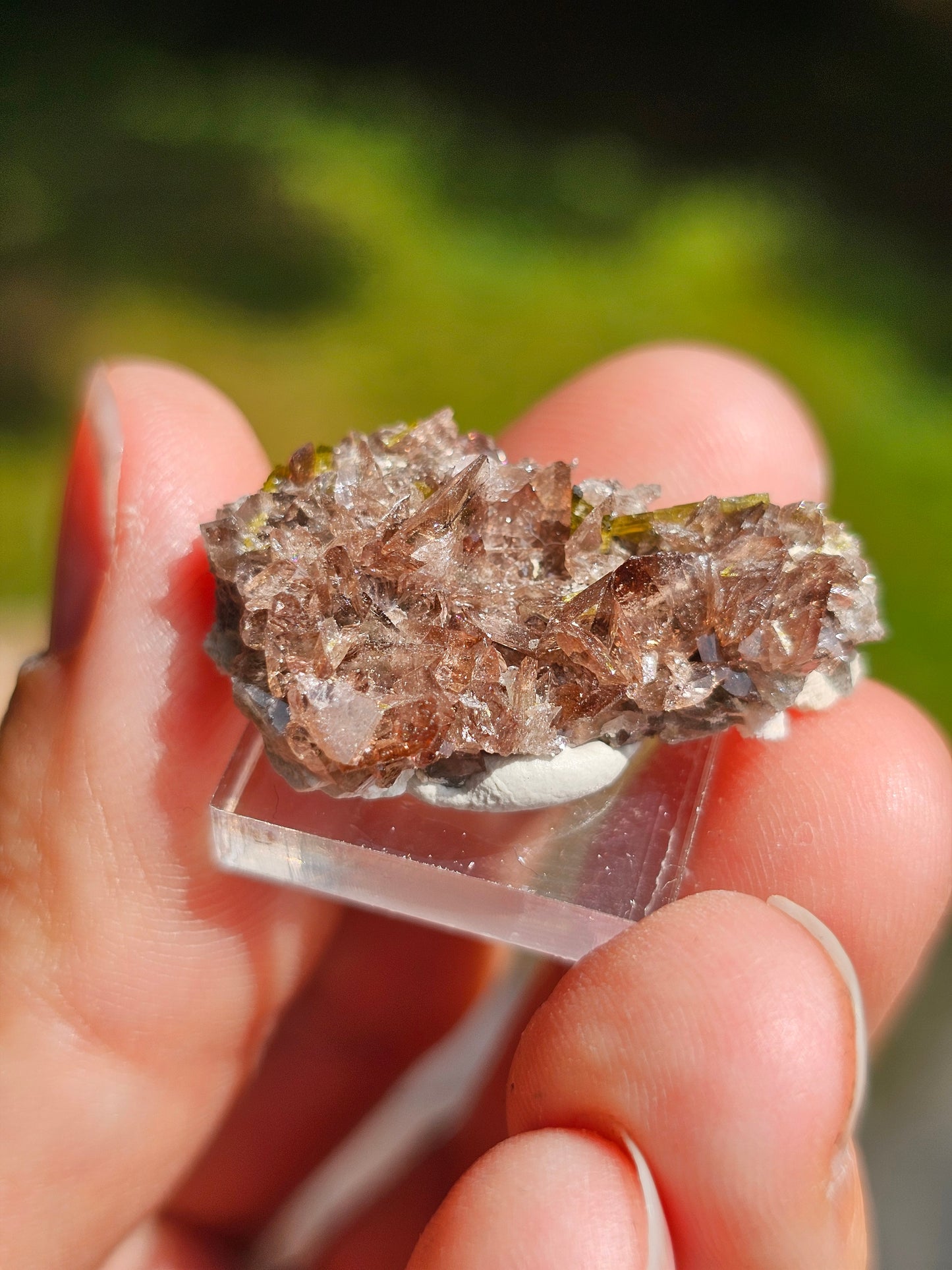 Axinite et Epidote du Pakistan n°2