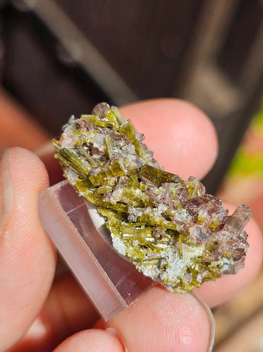 Axinite et Epidote du Pakistan n°3
