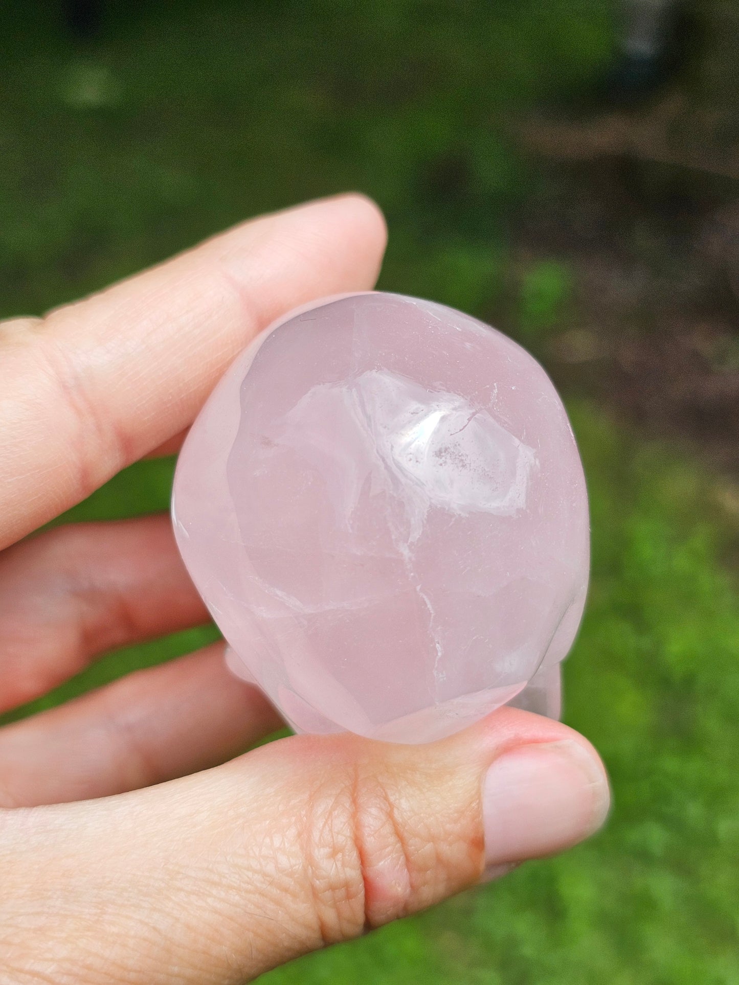 Crâne Quartz rose