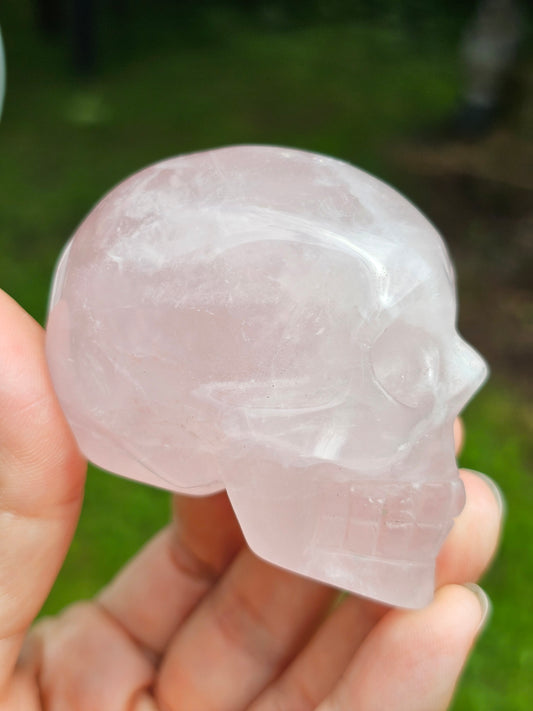 Crâne Quartz rose