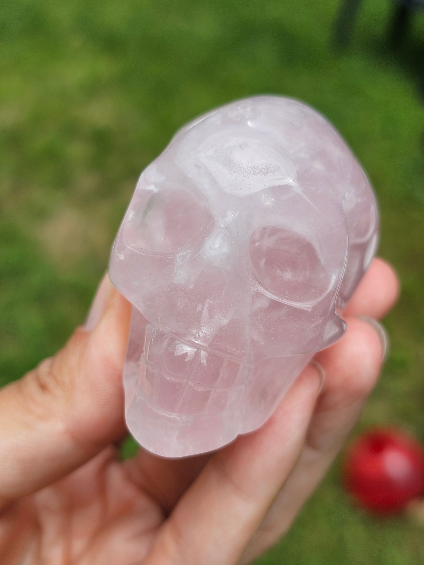 Crâne Quartz rose