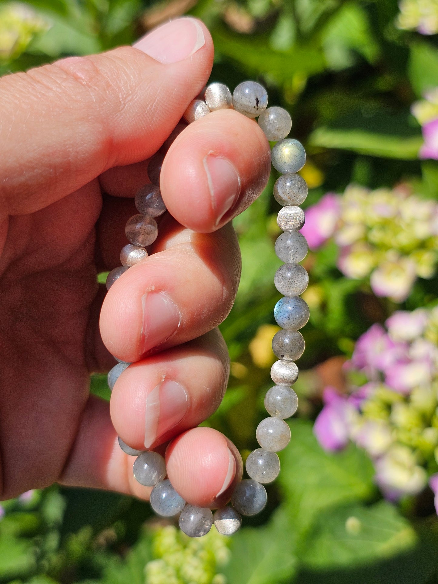 Bracelet Labradorite et argent 925