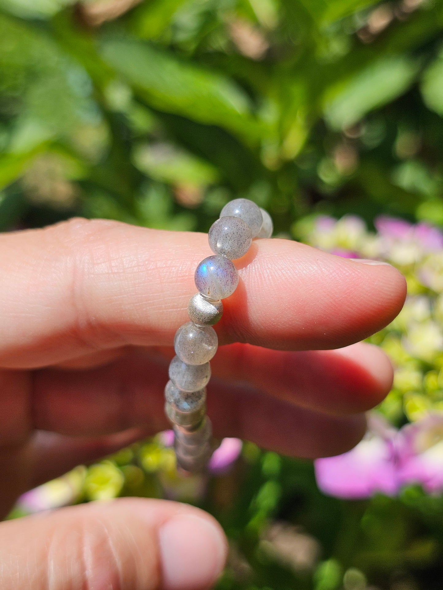 Bracelet Labradorite et argent 925