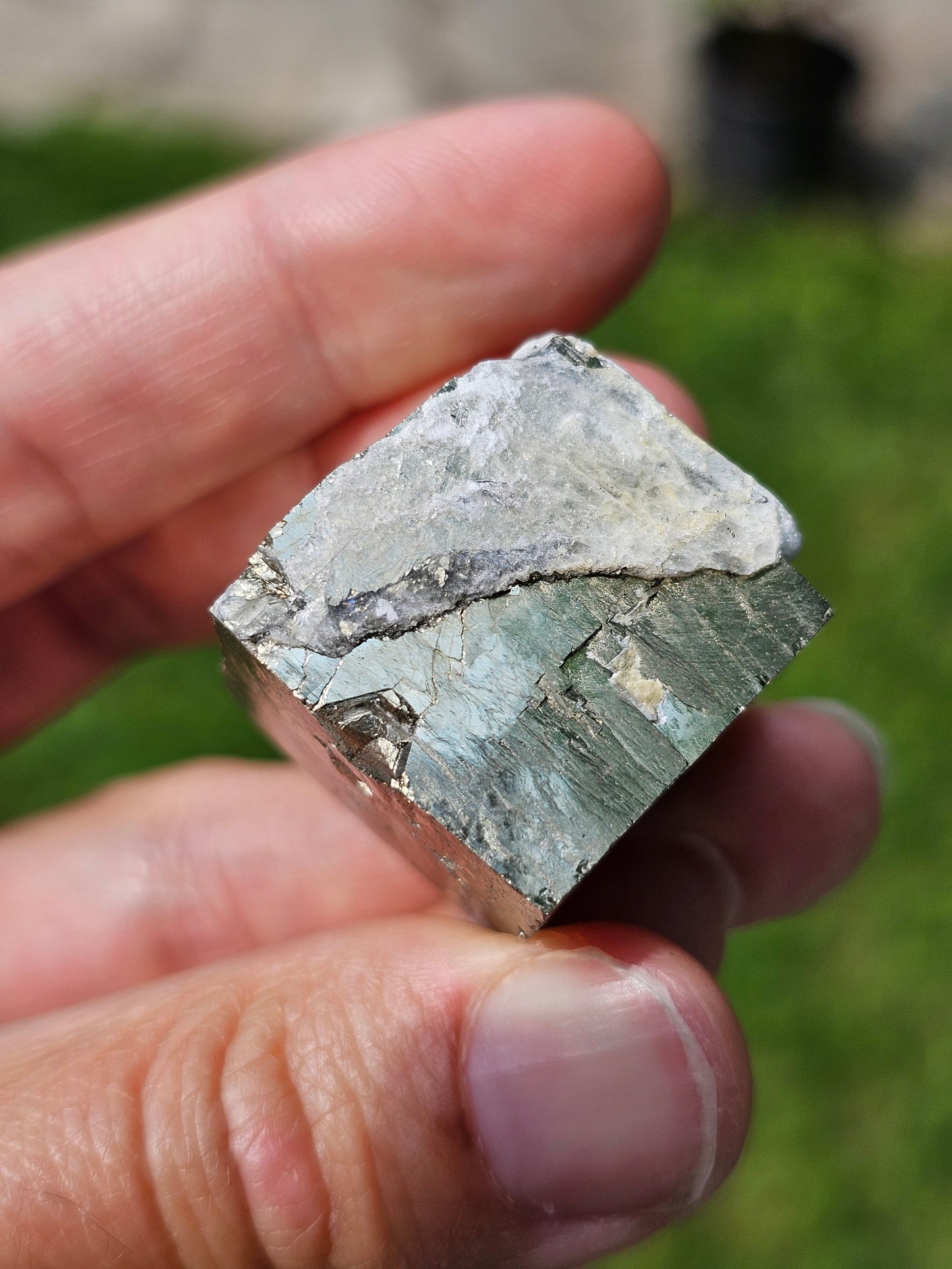 Cube de Pyrite d'Espagne n°1