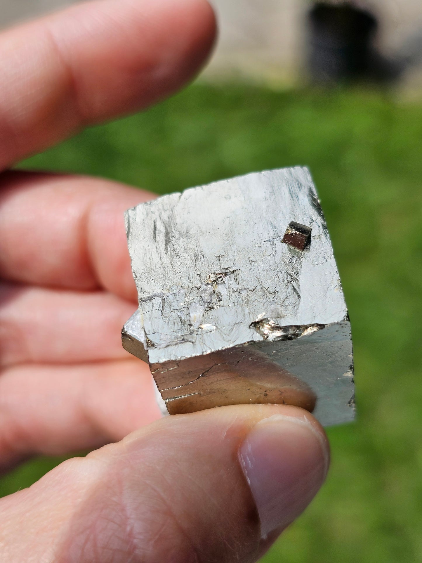 Cube de Pyrite d'Espagne n°1
