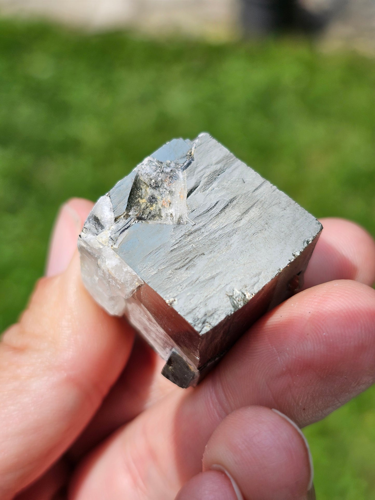 Cube de Pyrite d'Espagne n°1