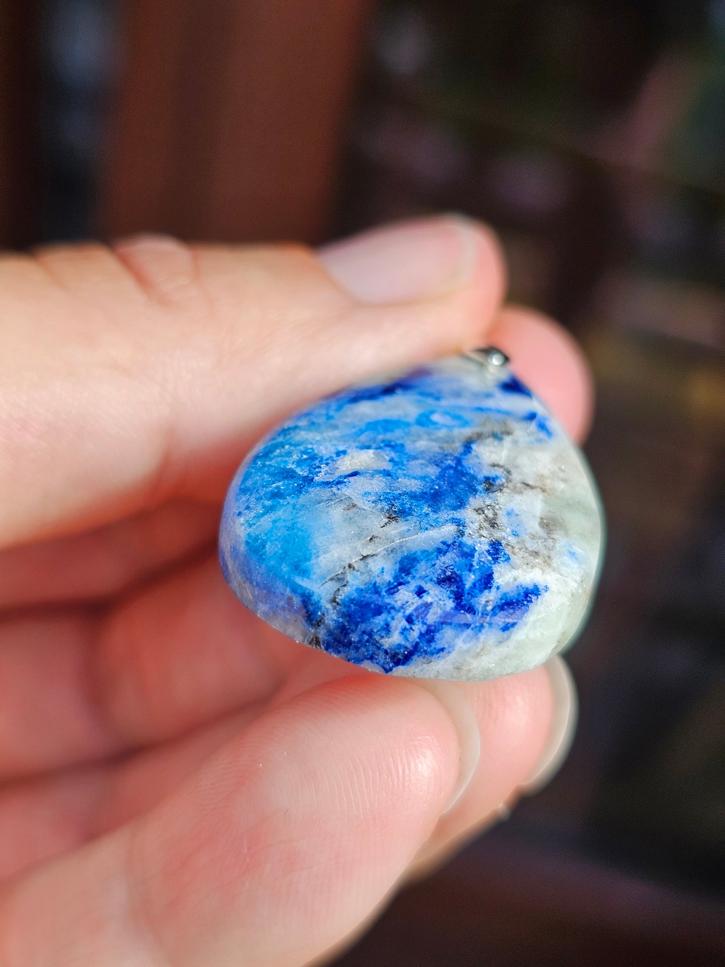 Pendentif Afghanite n°5 (réactif uv)