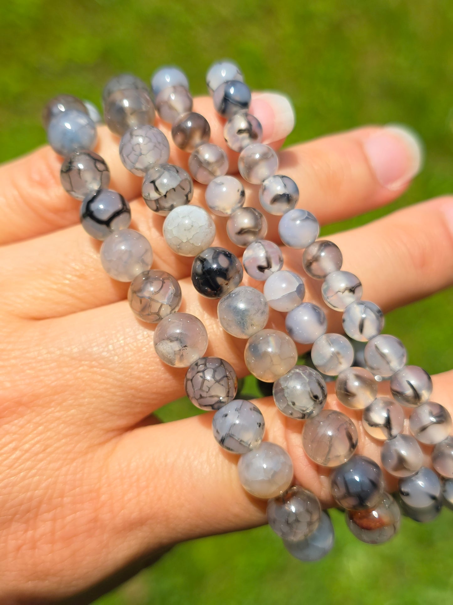 Bracelet en Agate dragon (2 tailles)