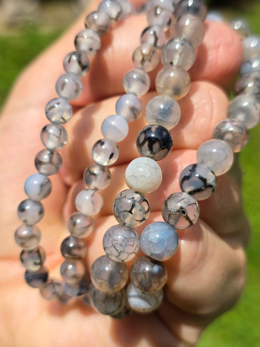 Bracelet en Agate dragon (2 tailles)