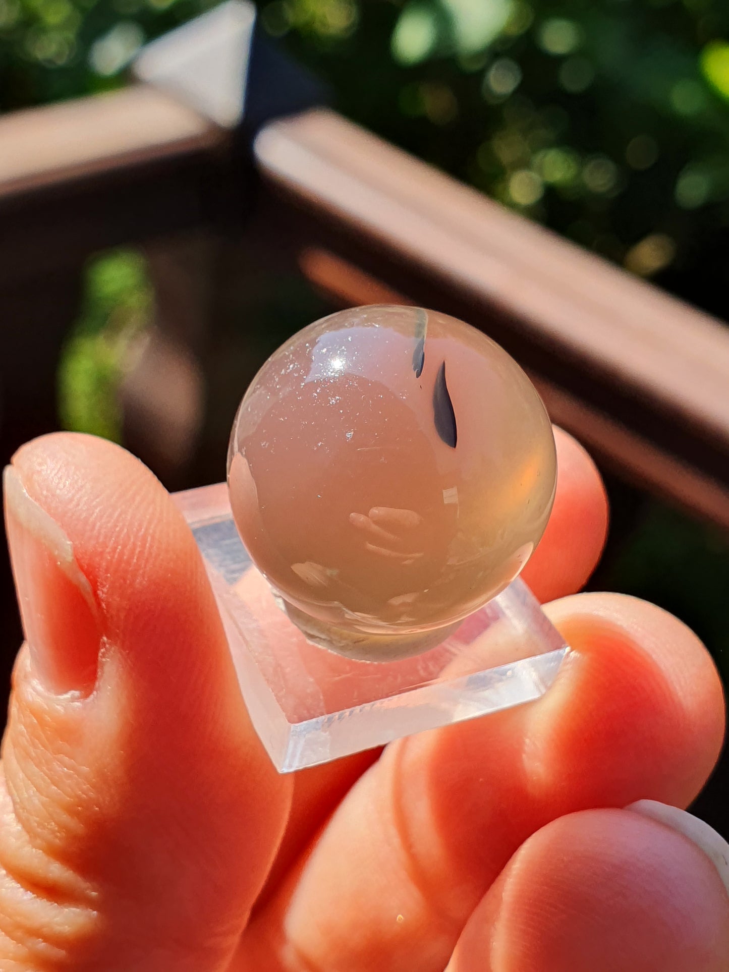 Petite sphère Agate volcan F